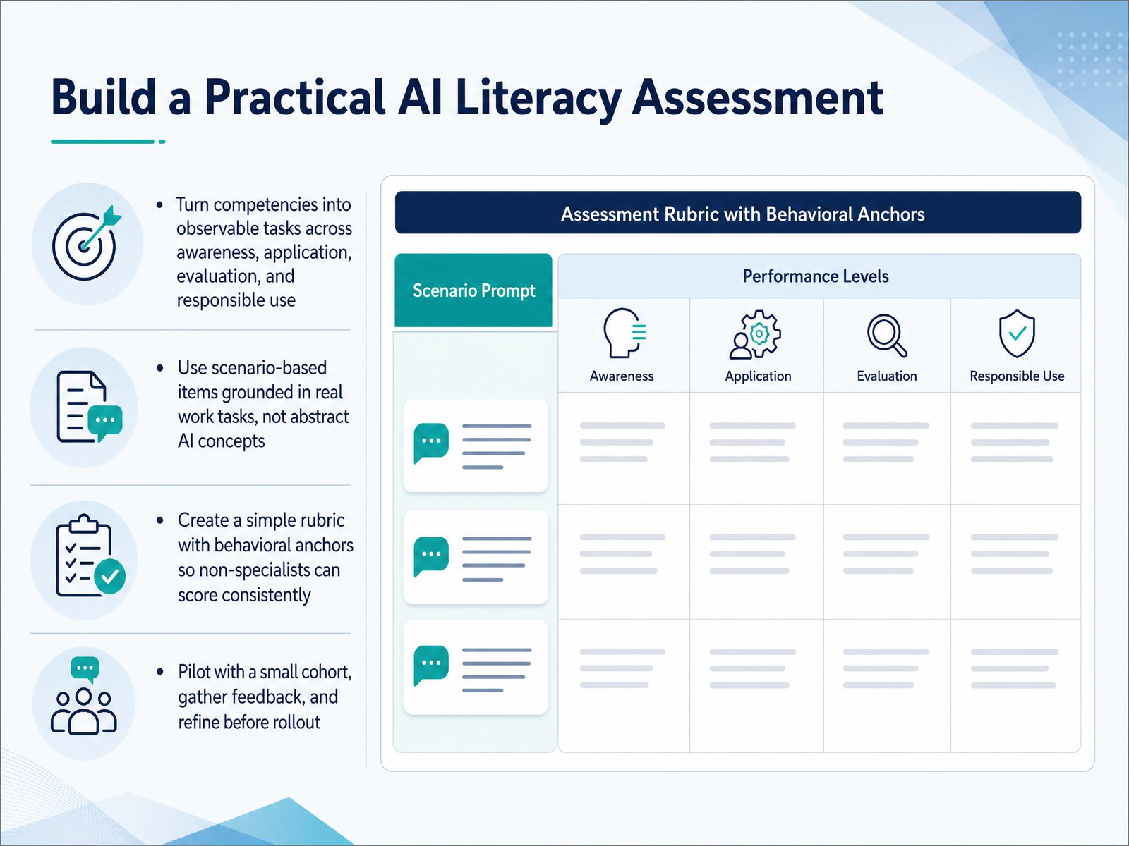 Build a Practical AI Literacy Assessment