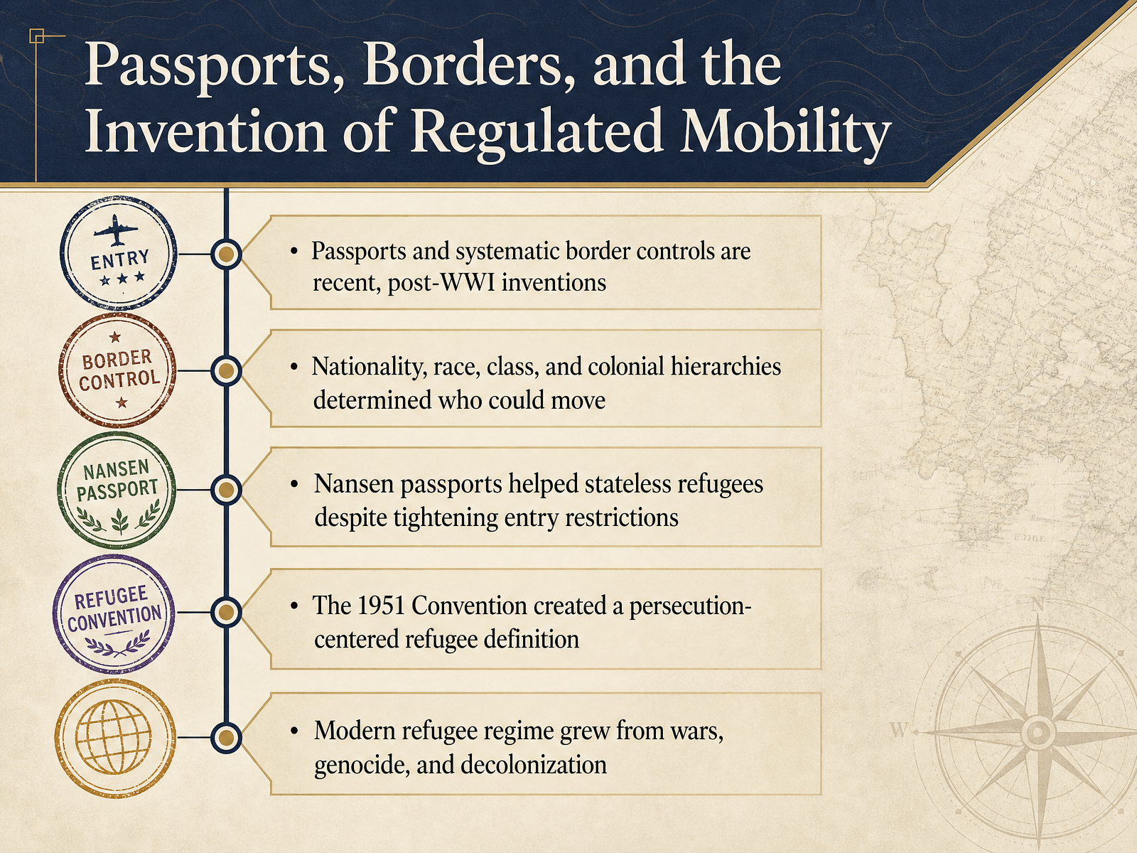 Passports, Borders, and the Invention of Regulated Mobility