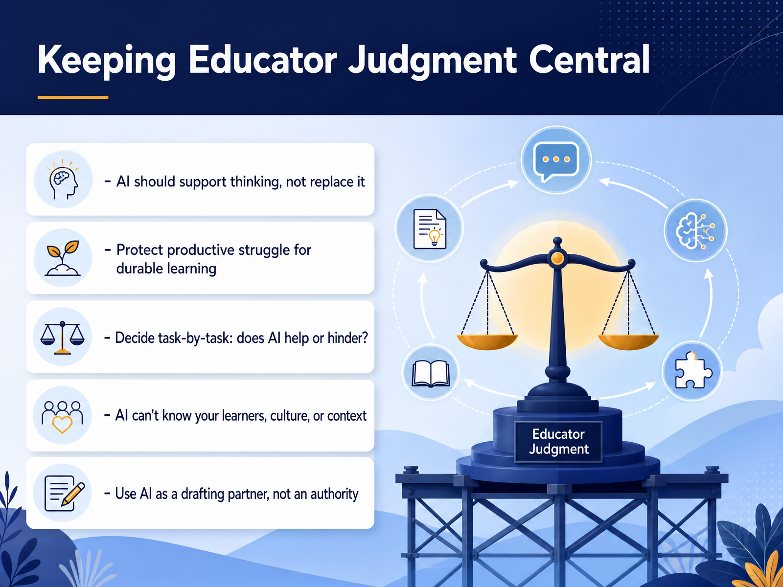 Keeping Educator Judgment Central