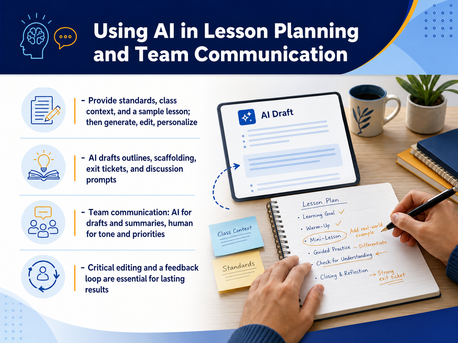 Using AI in Lesson Planning and Team Communication