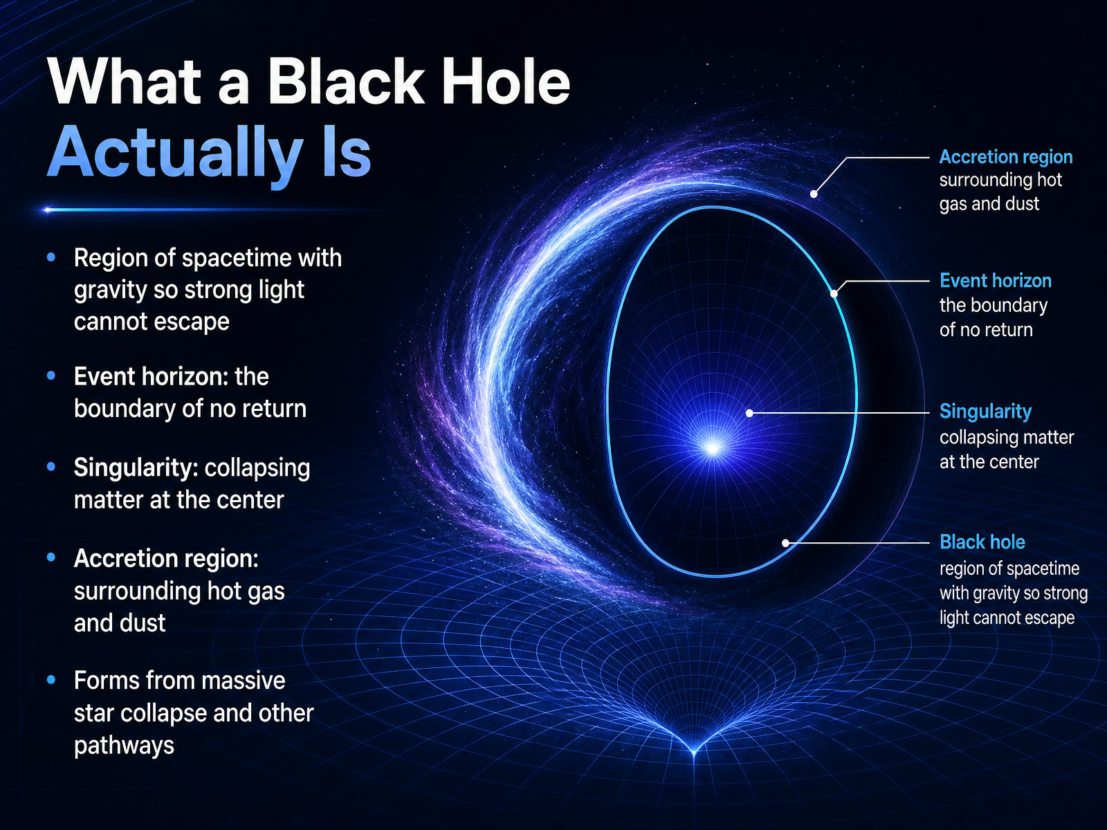 What a Black Hole Actually Is