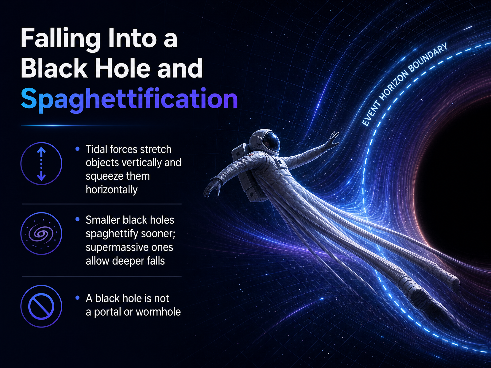 Falling Into a Black Hole and Spaghettification