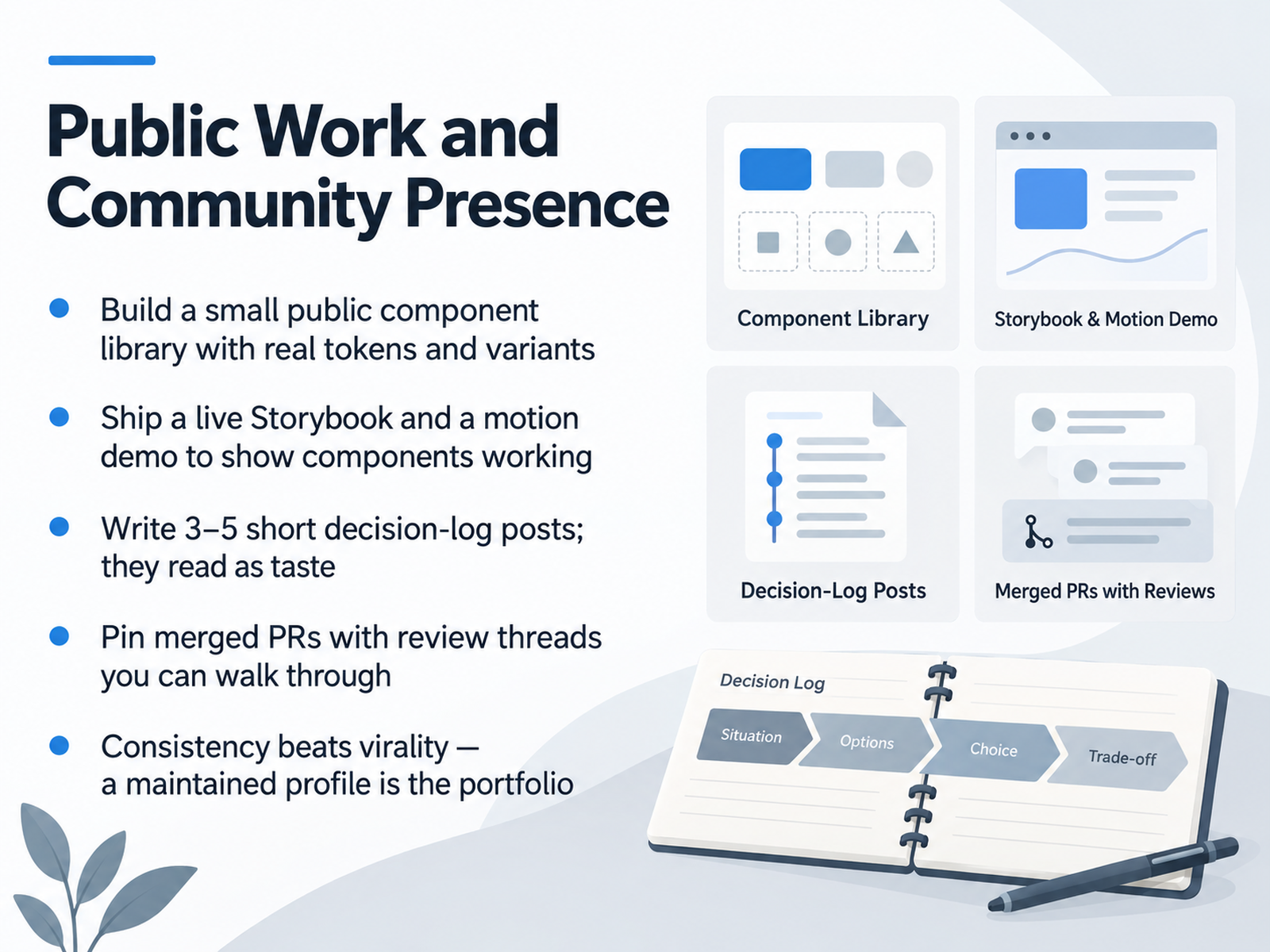 Public Work and Community Presence