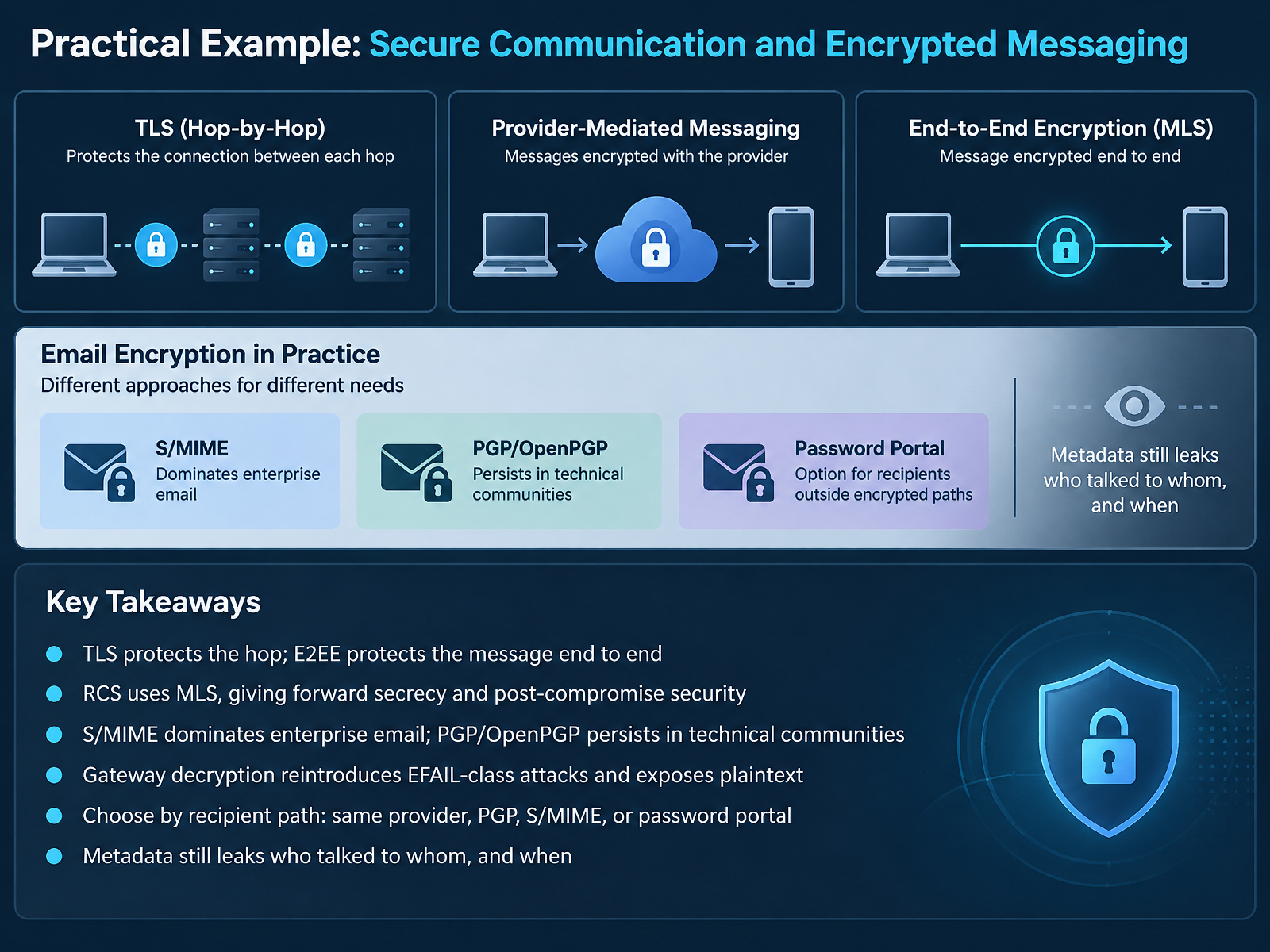 Practical Example: Secure Communication and Encrypted Messaging