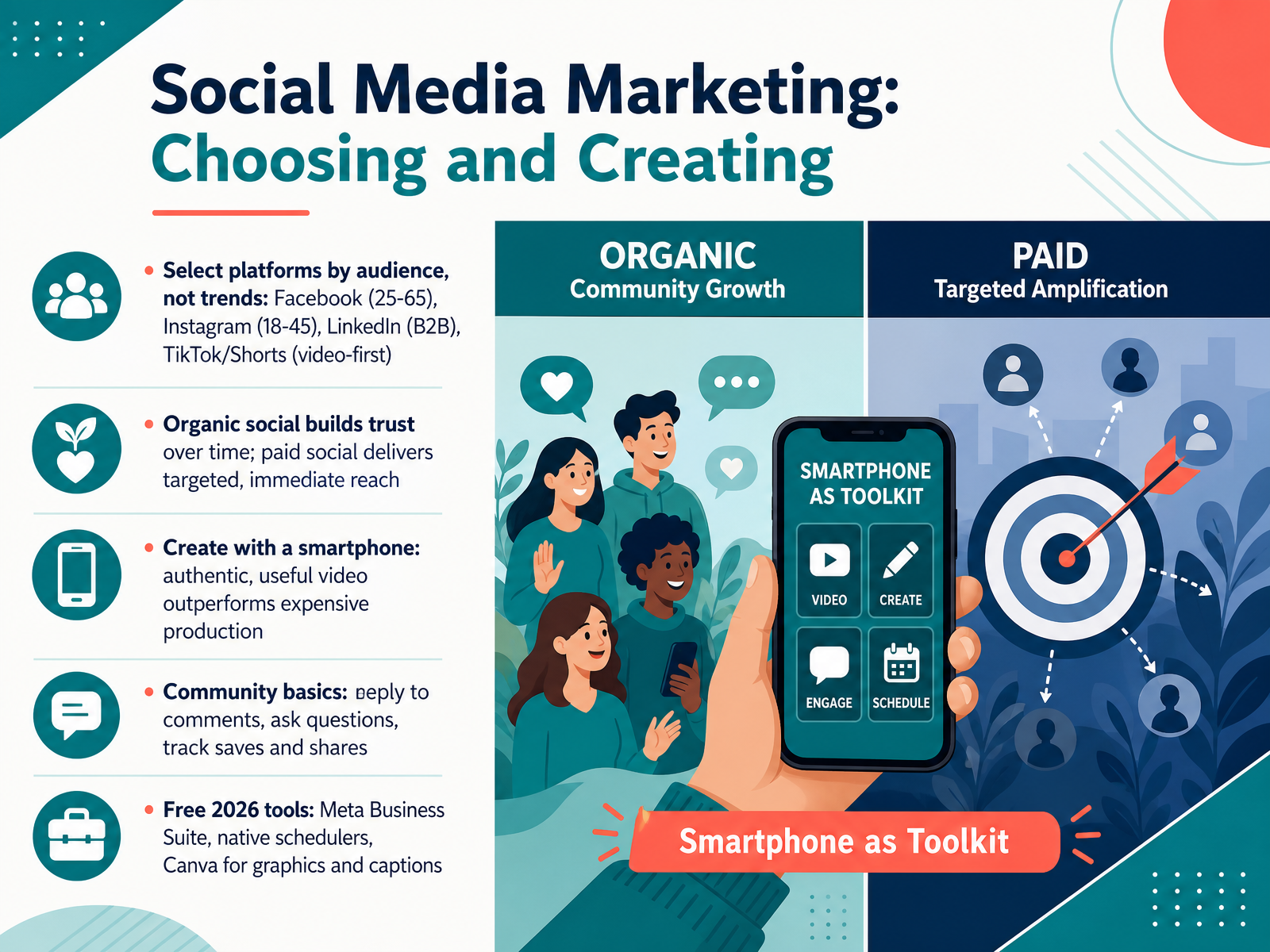 Social Media Marketing: Choosing and Creating