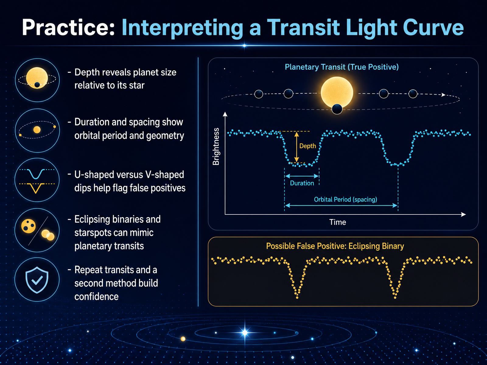 Practice: Interpreting a Transit Light Curve