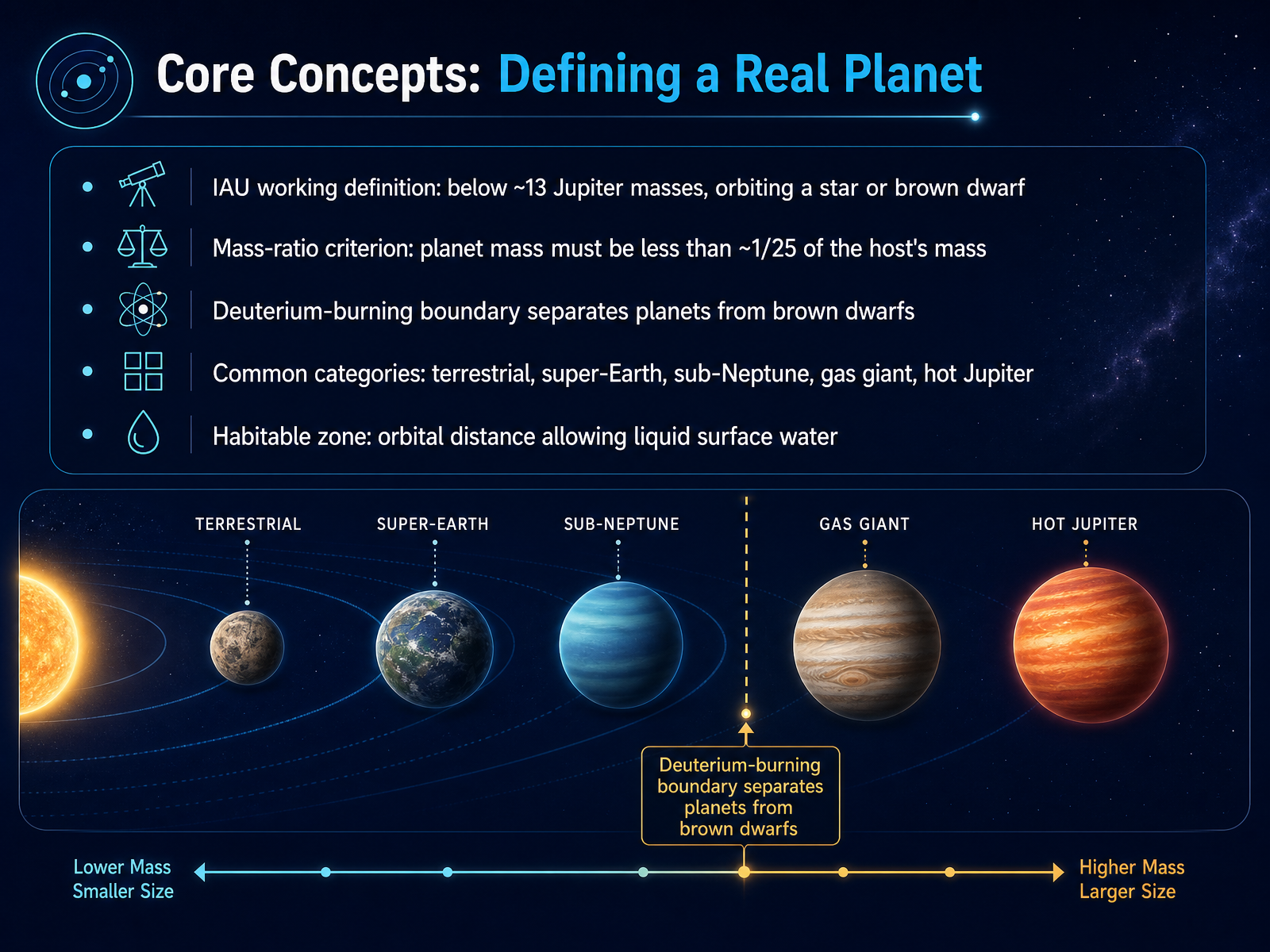 Core Concepts: Defining a Real Planet