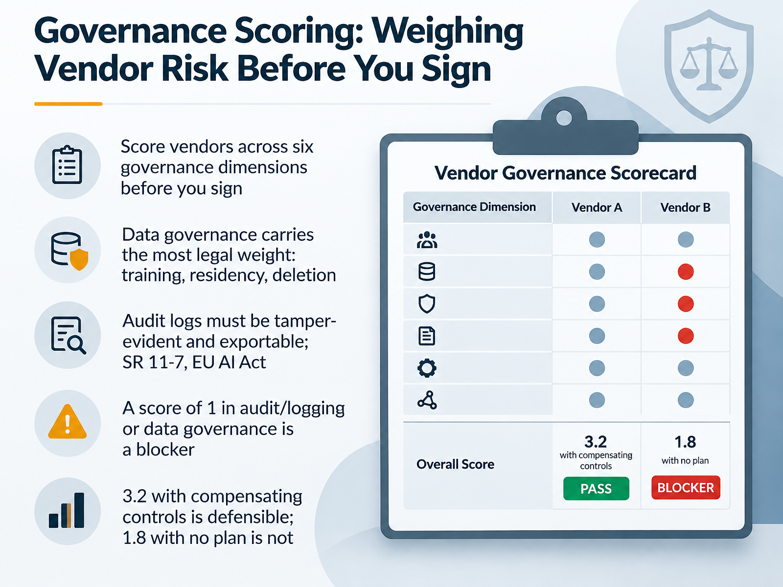 Governance Scoring: Weighing Vendor Risk Before You Sign