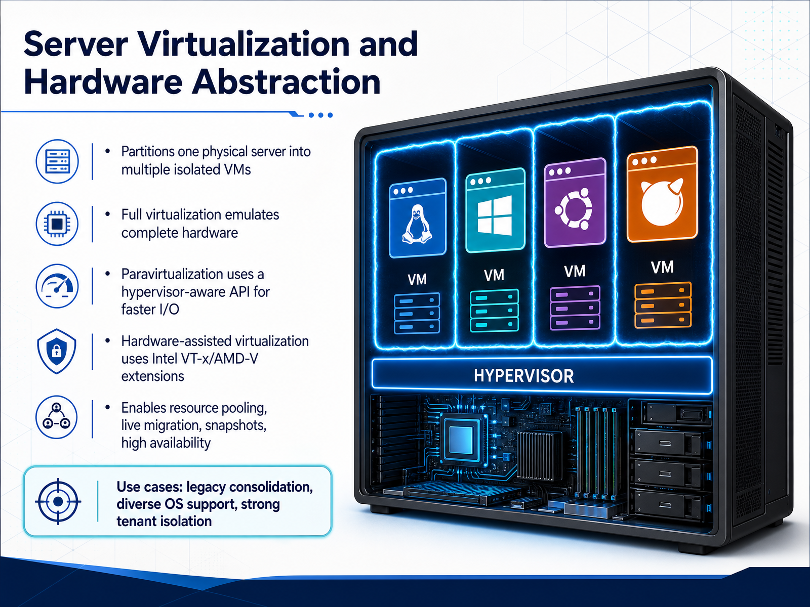 Server Virtualization and Hardware Abstraction