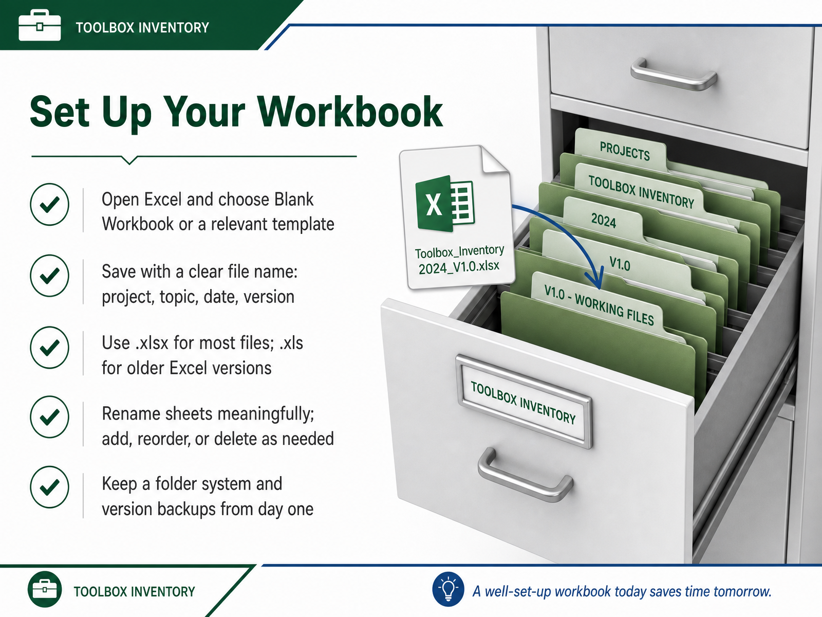 Set Up Your Workbook
