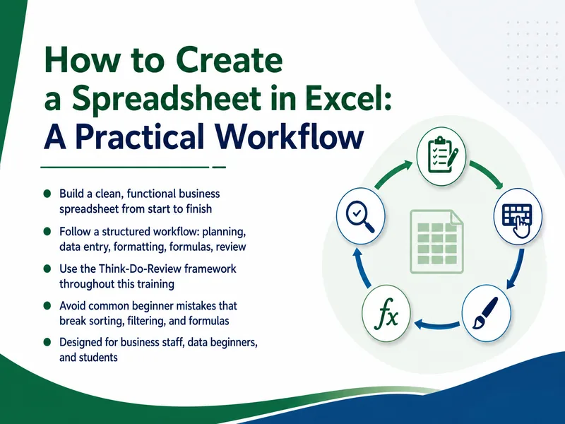 Excel Spreadsheet Creation Workflow — digital-human course