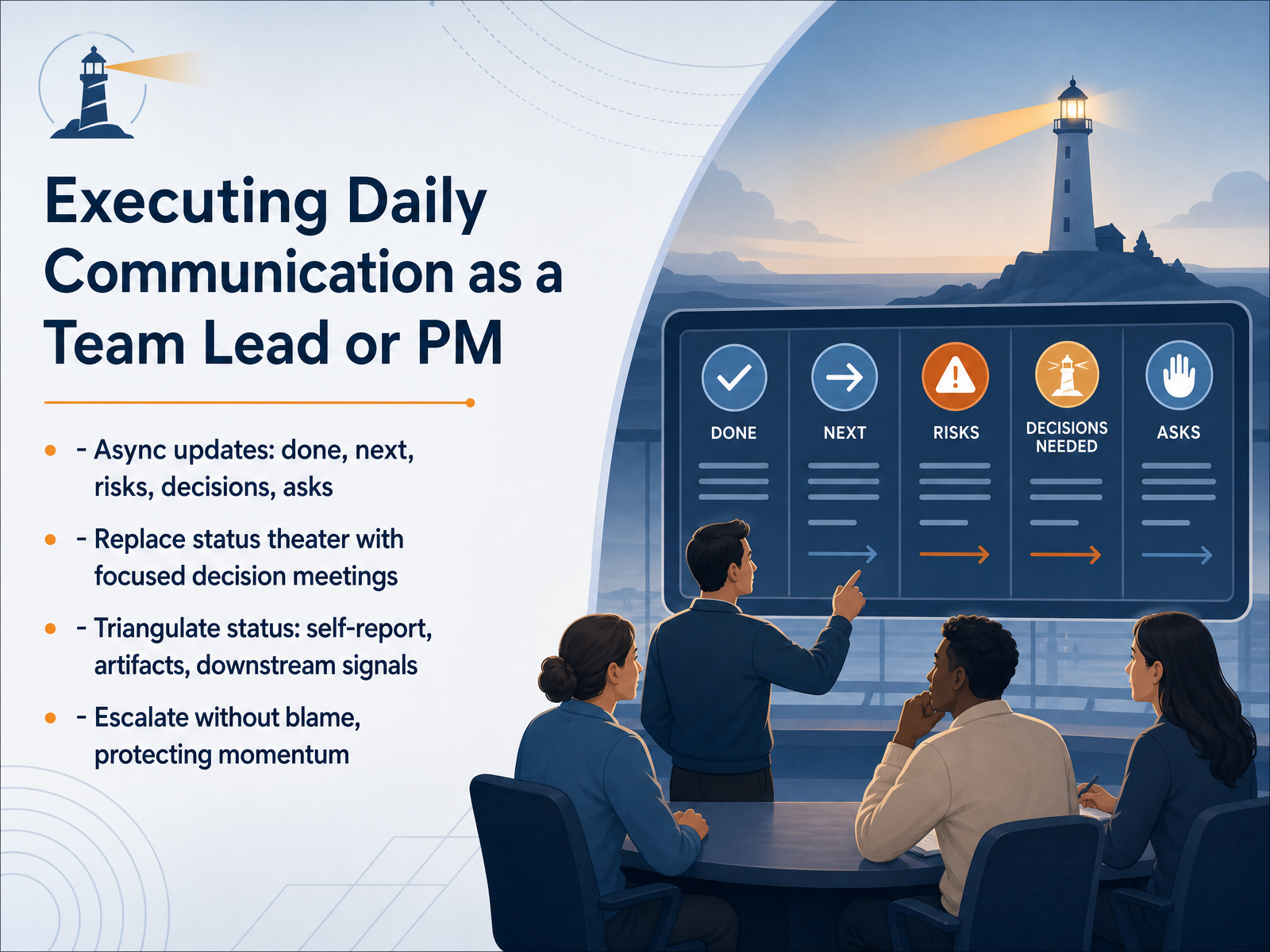 Executing Daily Communication as a Team Lead or PM