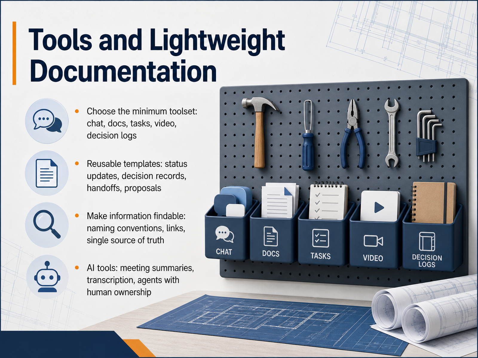 Tools and Lightweight Documentation