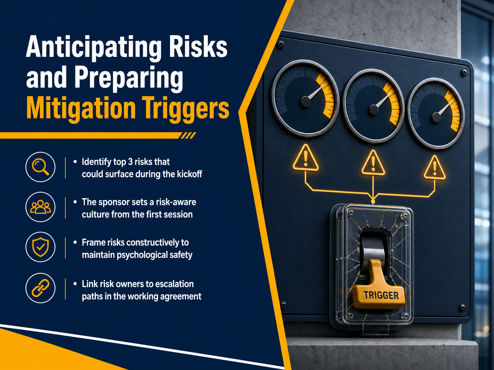 Anticipating Risks and Preparing Mitigation Triggers