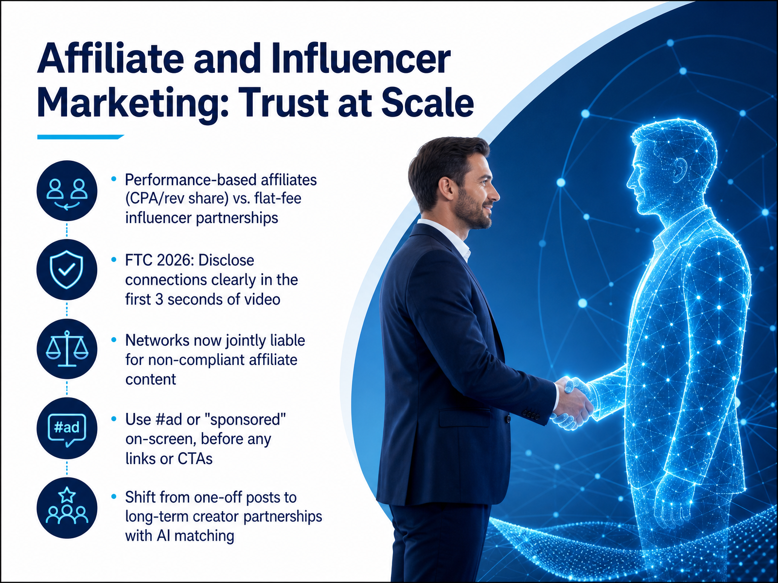 Affiliate and Influencer Marketing: Trust at Scale