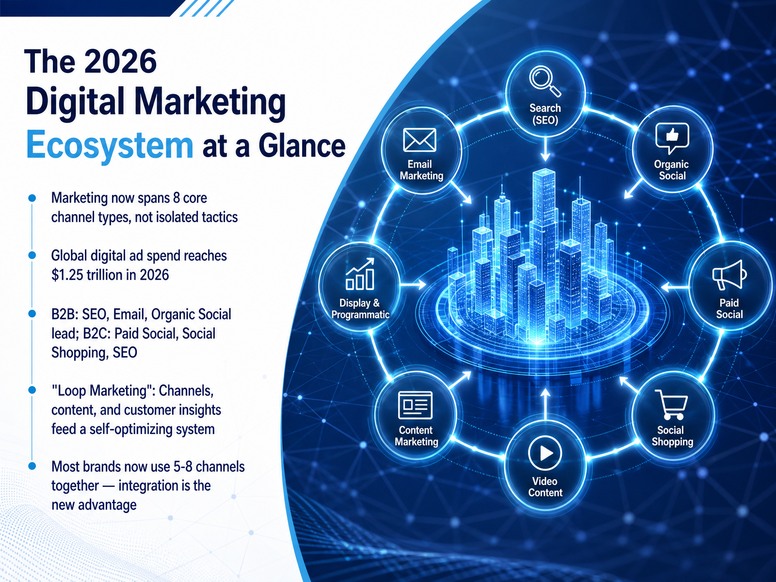 The 2026 Digital Marketing Ecosystem at a Glance