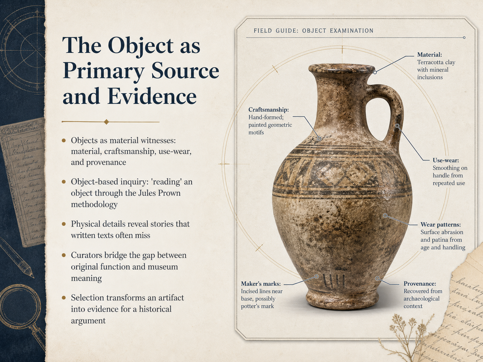 The Object as Primary Source and Evidence
