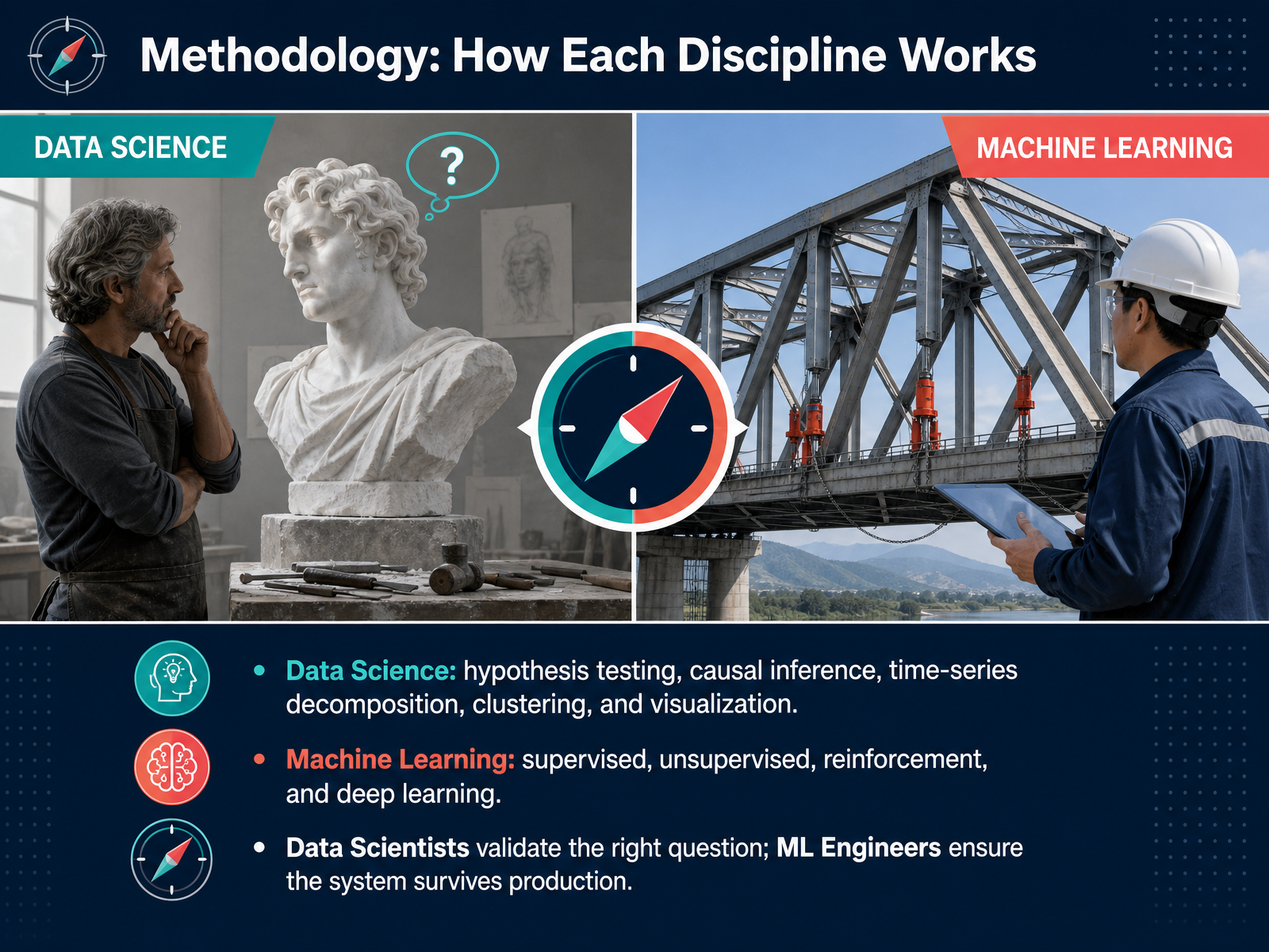 Methodology: How Each Discipline Works