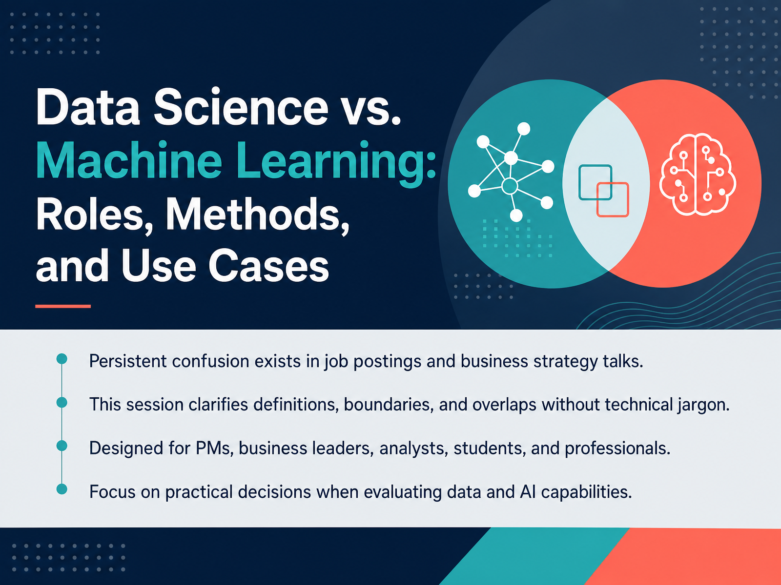 Data Science vs Machine Learning Roles and Methods
