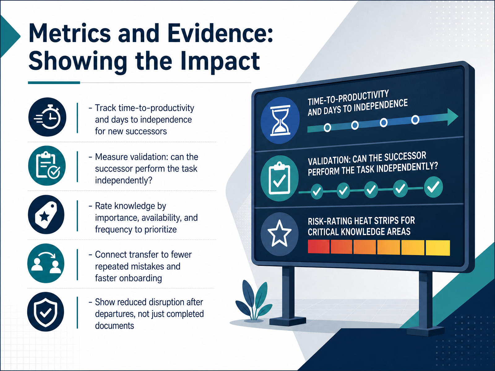 Metrics and Evidence: Showing the Impact