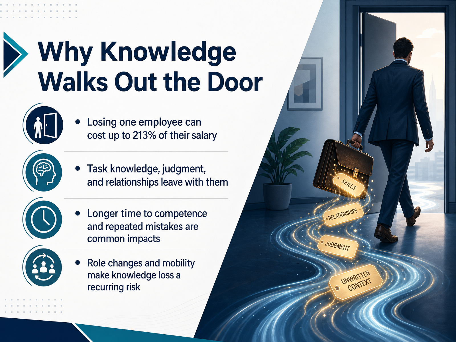 Why Knowledge Walks Out the Door
