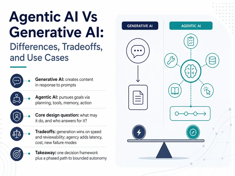 Agentic AI vs Generative AI — digital-human course