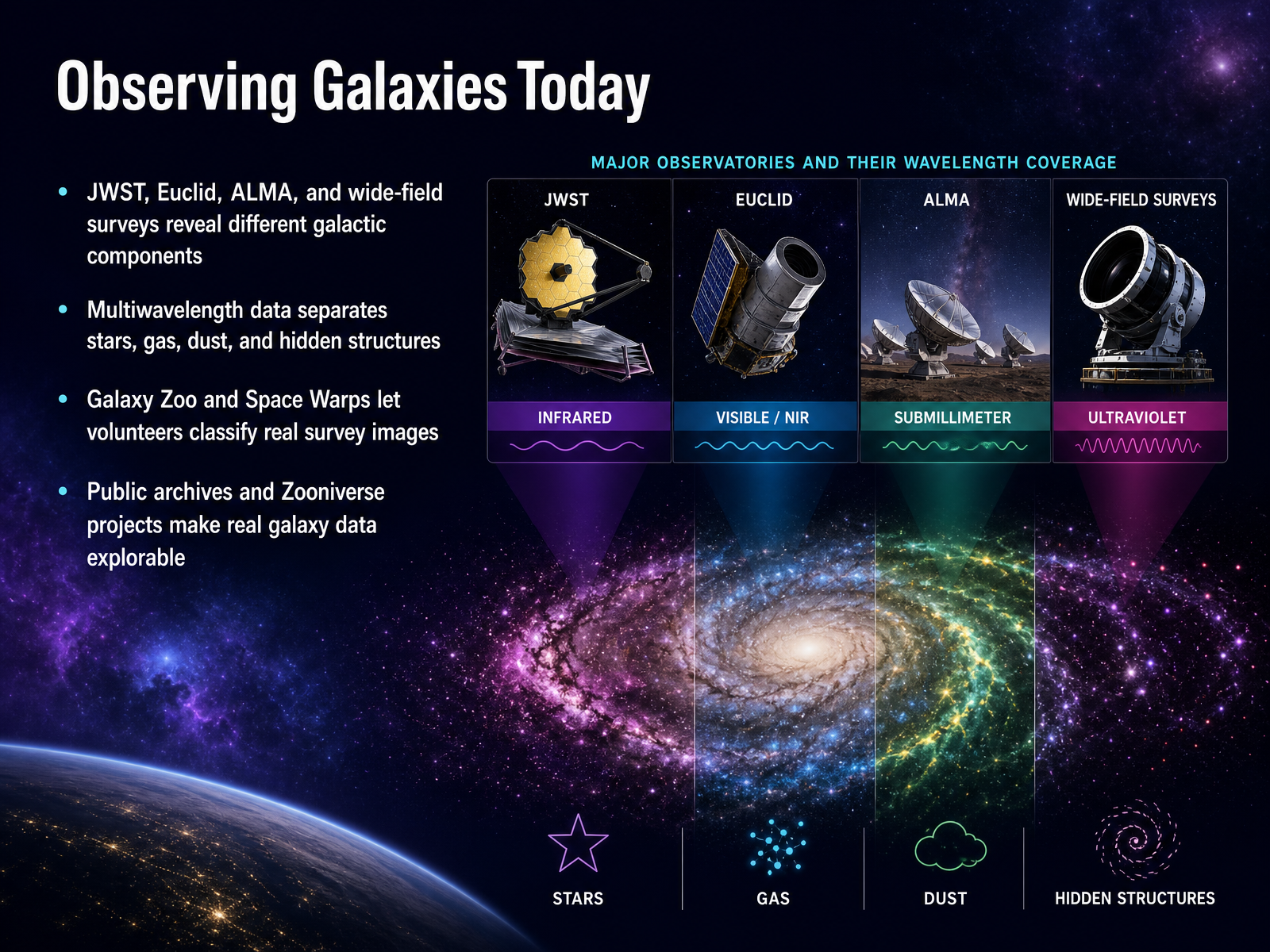 Observing Galaxies Today