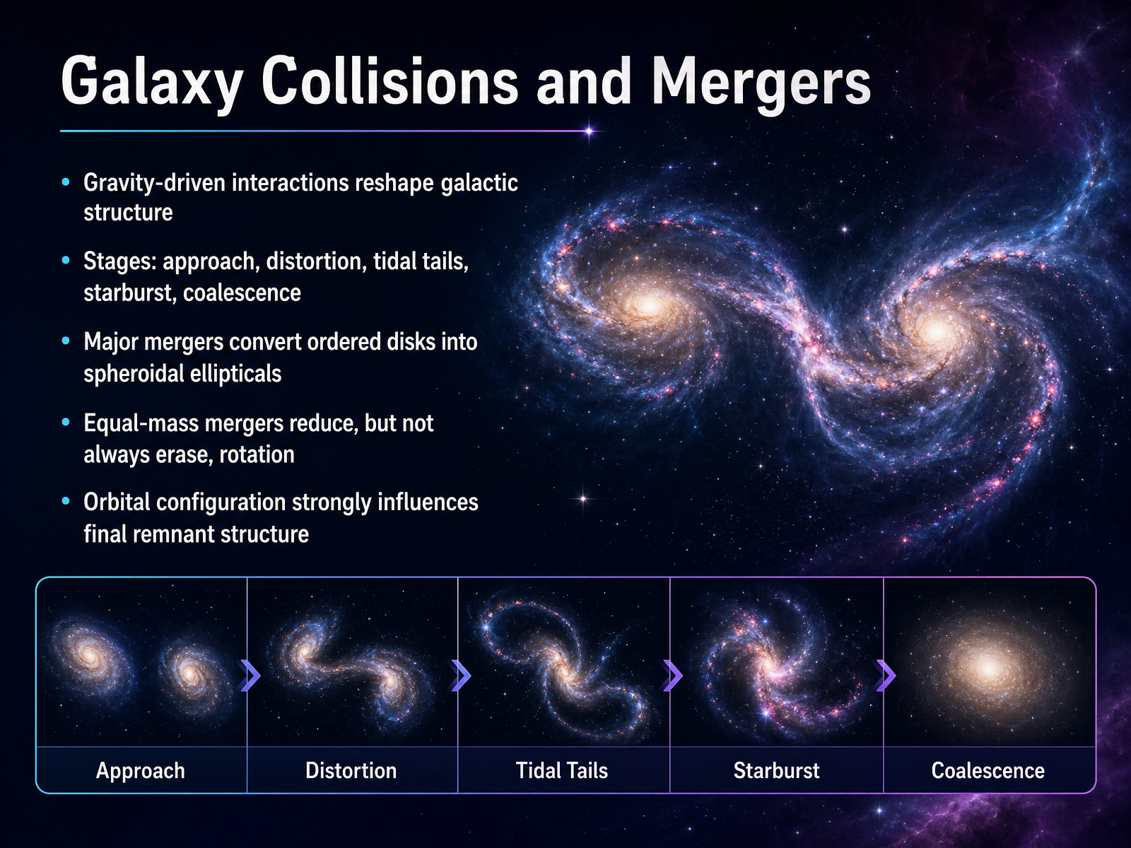 Galaxy Collisions and Mergers