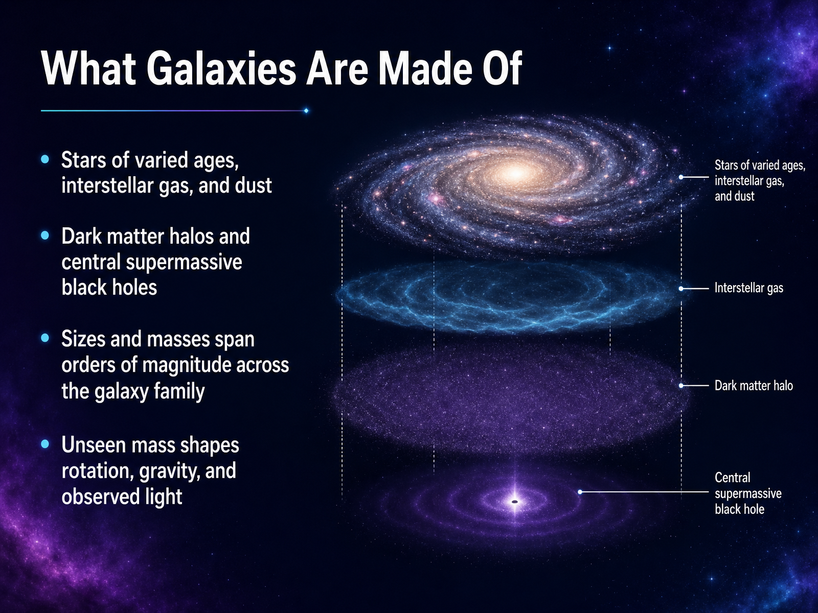 What Galaxies Are Made Of