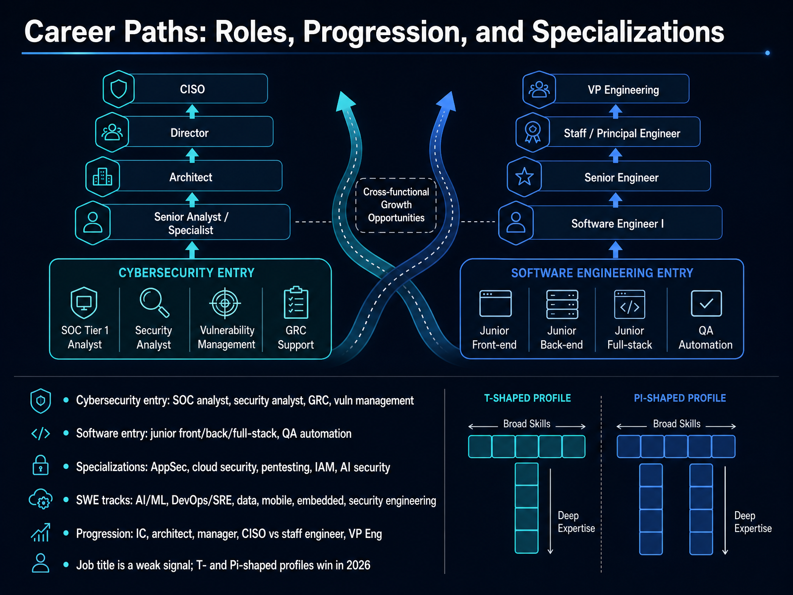 Career Paths: Roles, Progression, and Specializations
