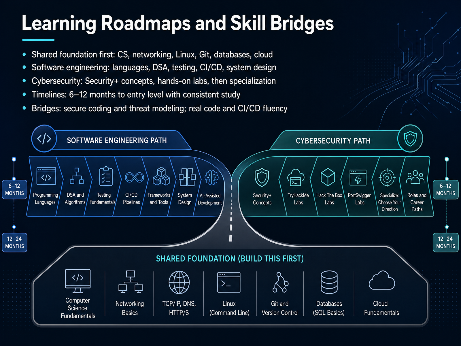 Learning Roadmaps and Skill Bridges