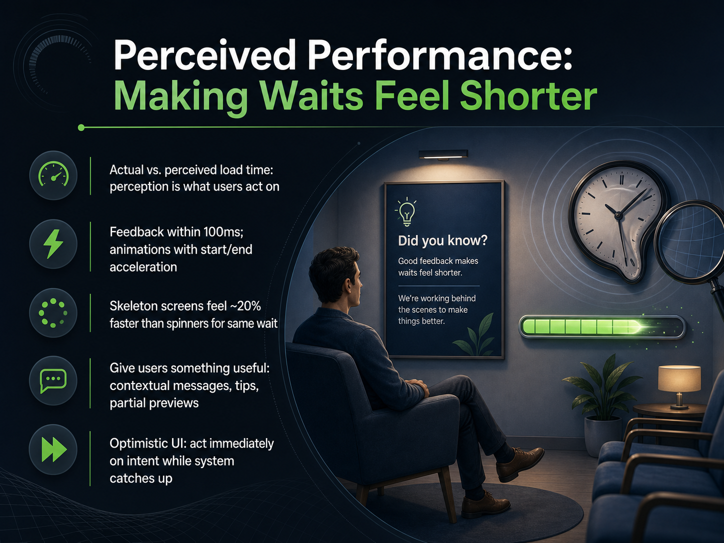 Perceived Performance: Making Waits Feel Shorter