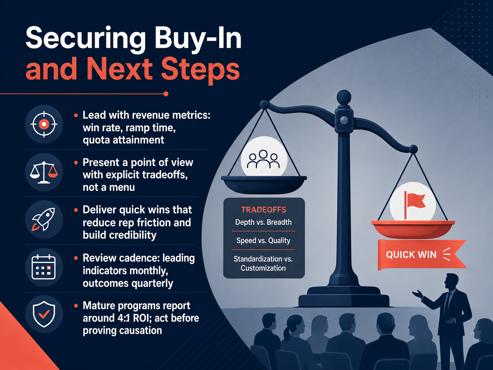 Securing Buy-In and Next Steps