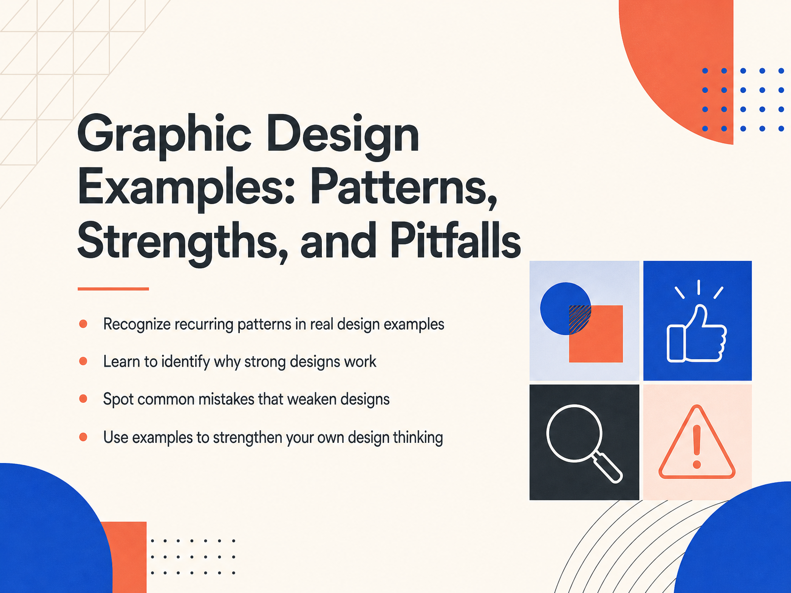 Graphic Design Patterns and Pitfalls