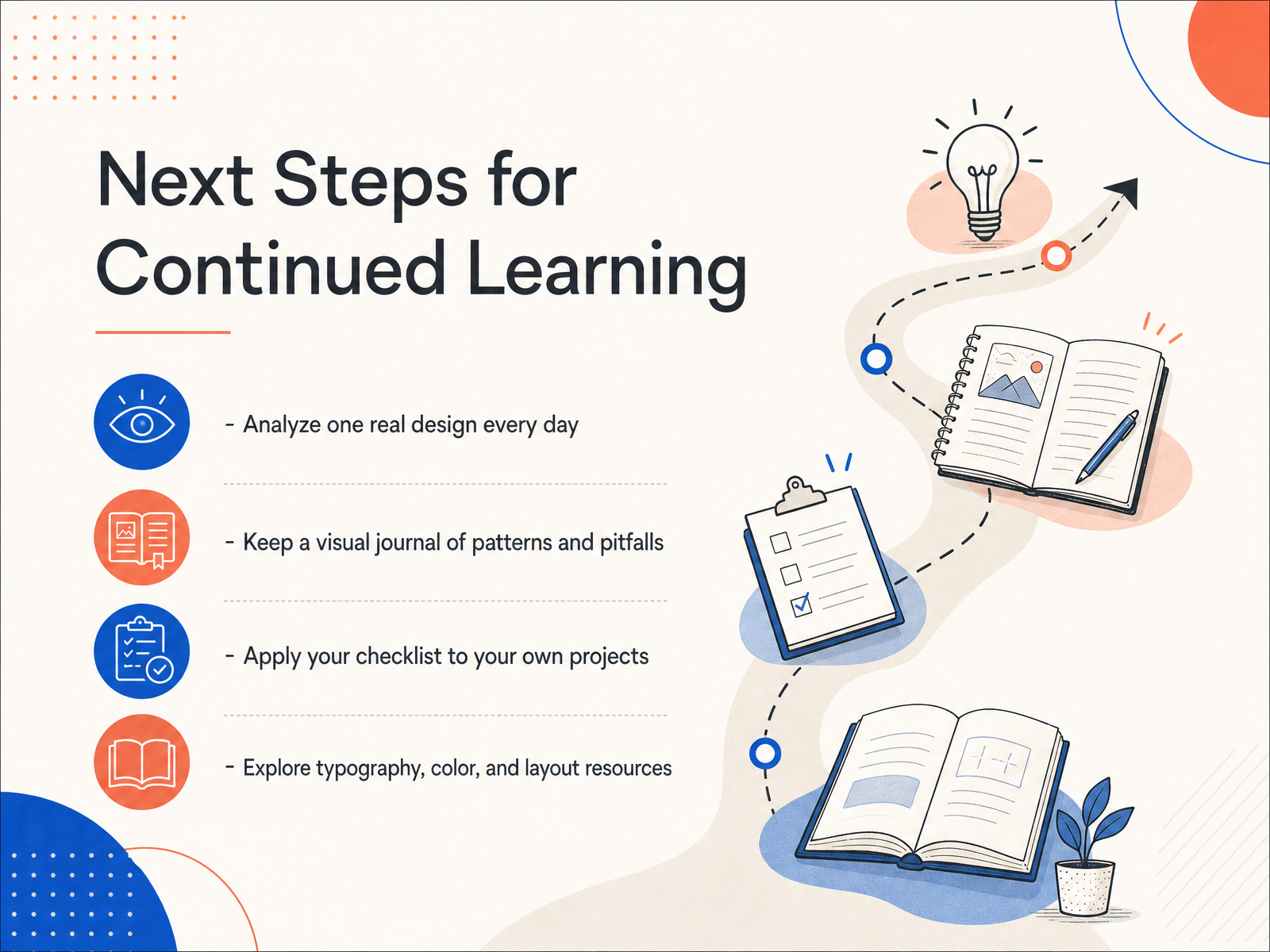 Next Steps for Continued Learning