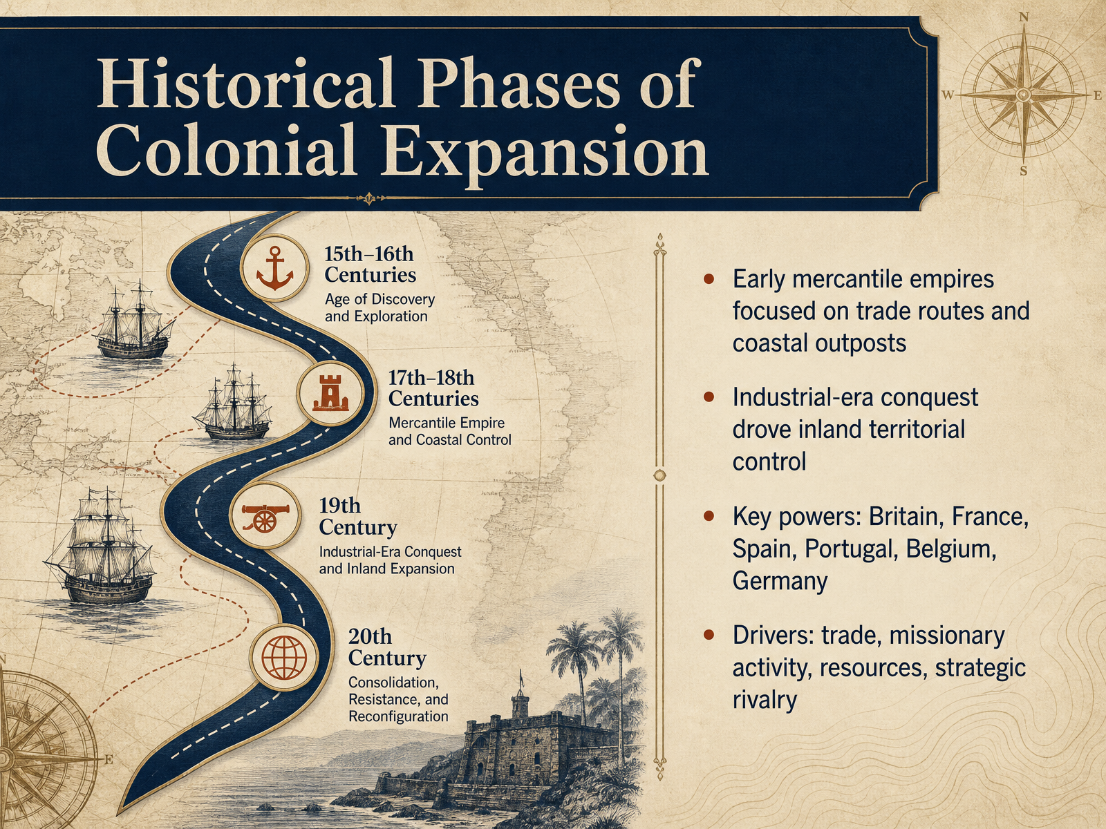 Historical Phases of Colonial Expansion