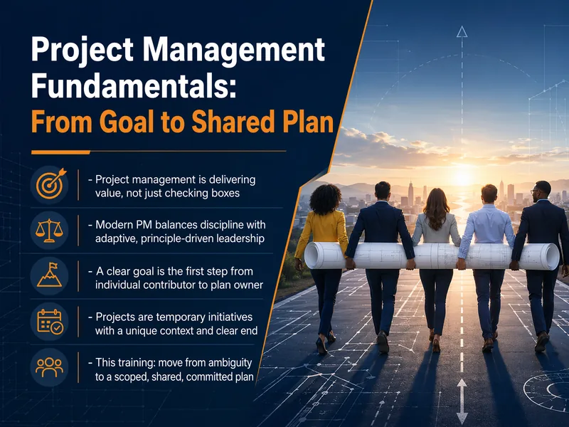 Project Management Fundamentals — digital-human course