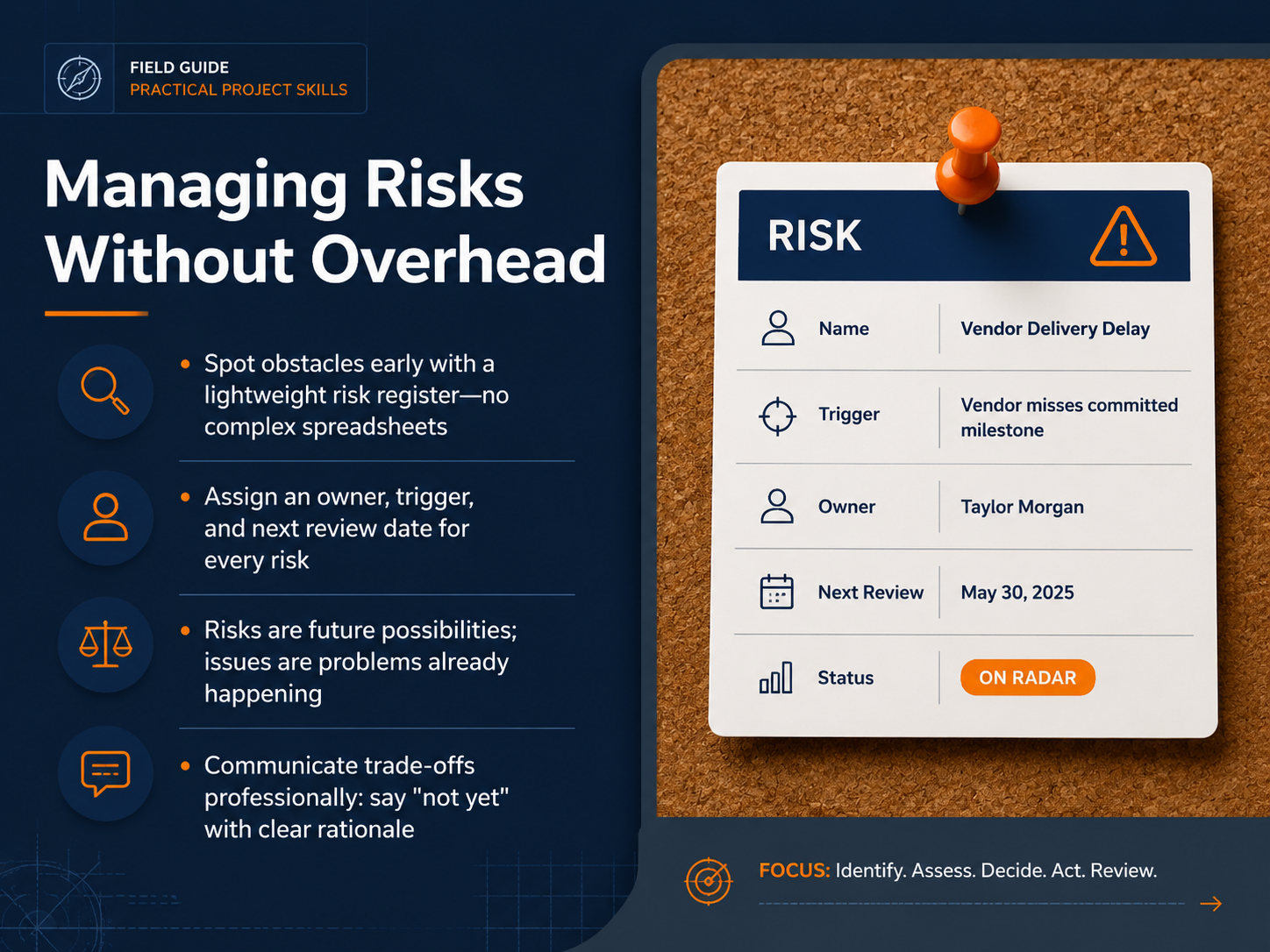 Managing Risks Without Overhead