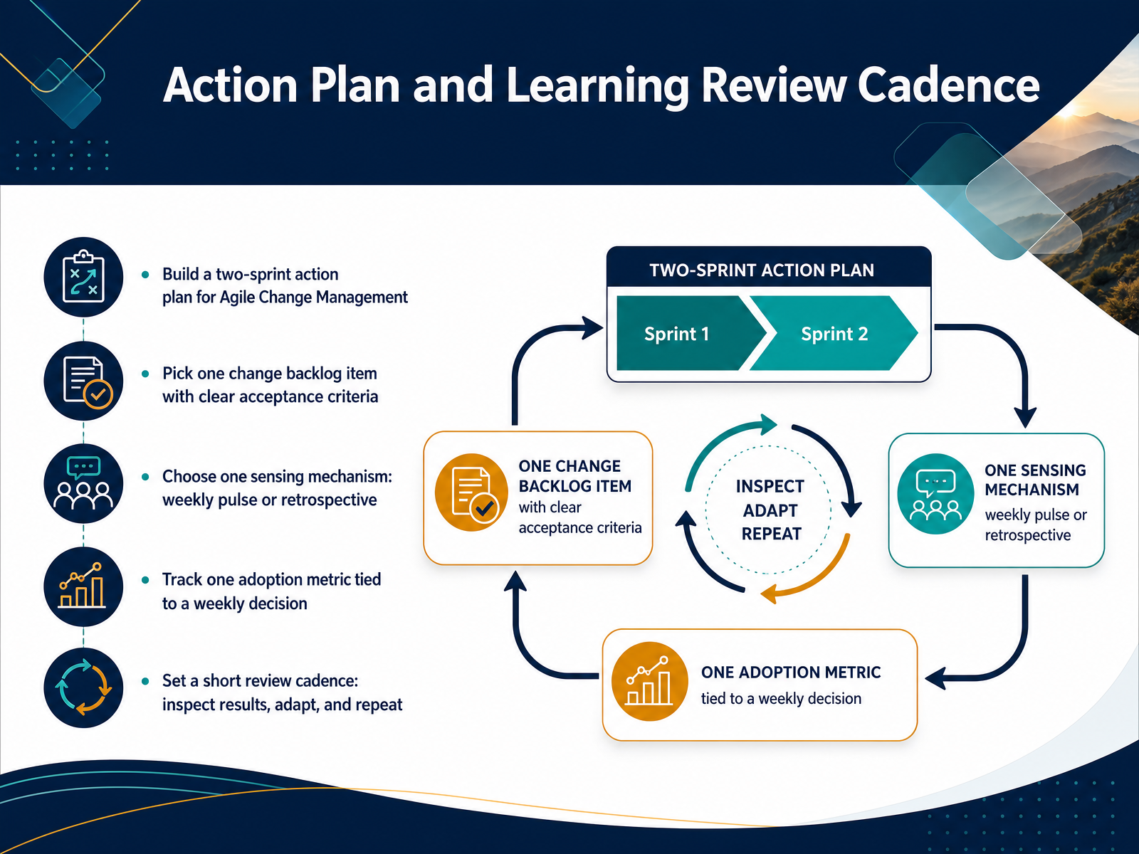 Action Plan and Learning Review Cadence