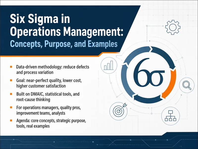Six Sigma in Operations Management — digital-human course