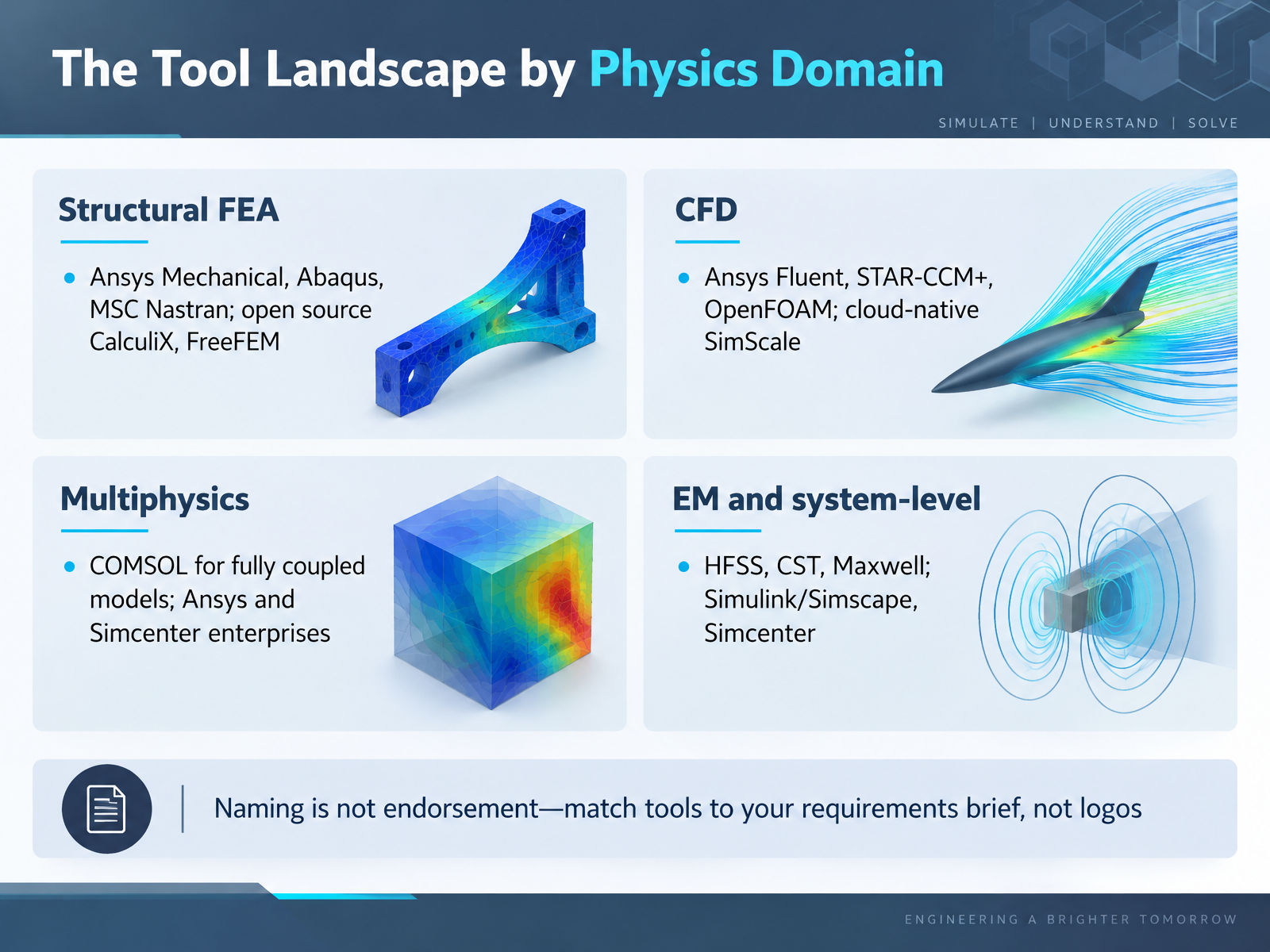 The Tool Landscape by Physics Domain