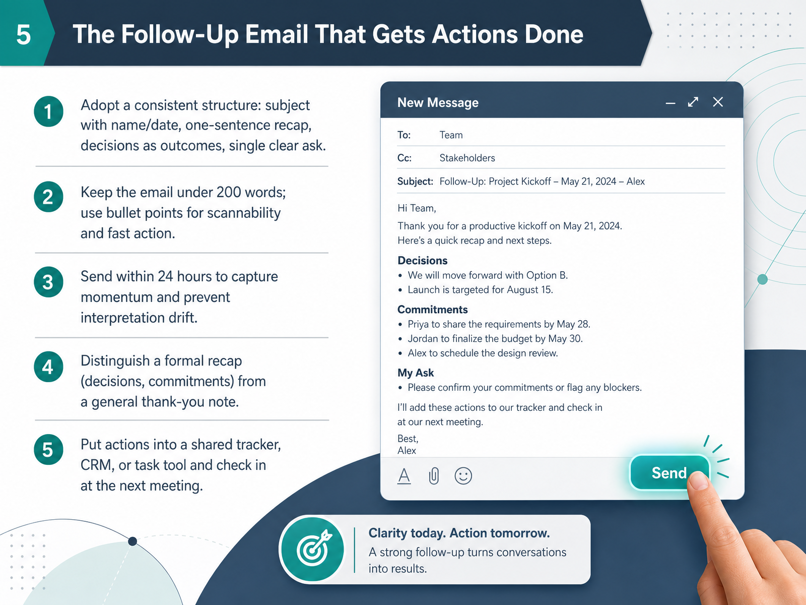 The Follow-Up Email That Gets Actions Done
