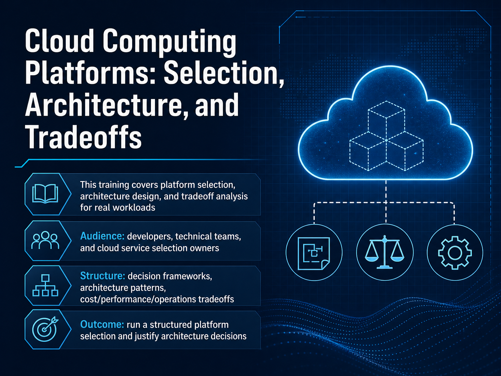 Cloud Platform Selection and Architecture Tradeoffs