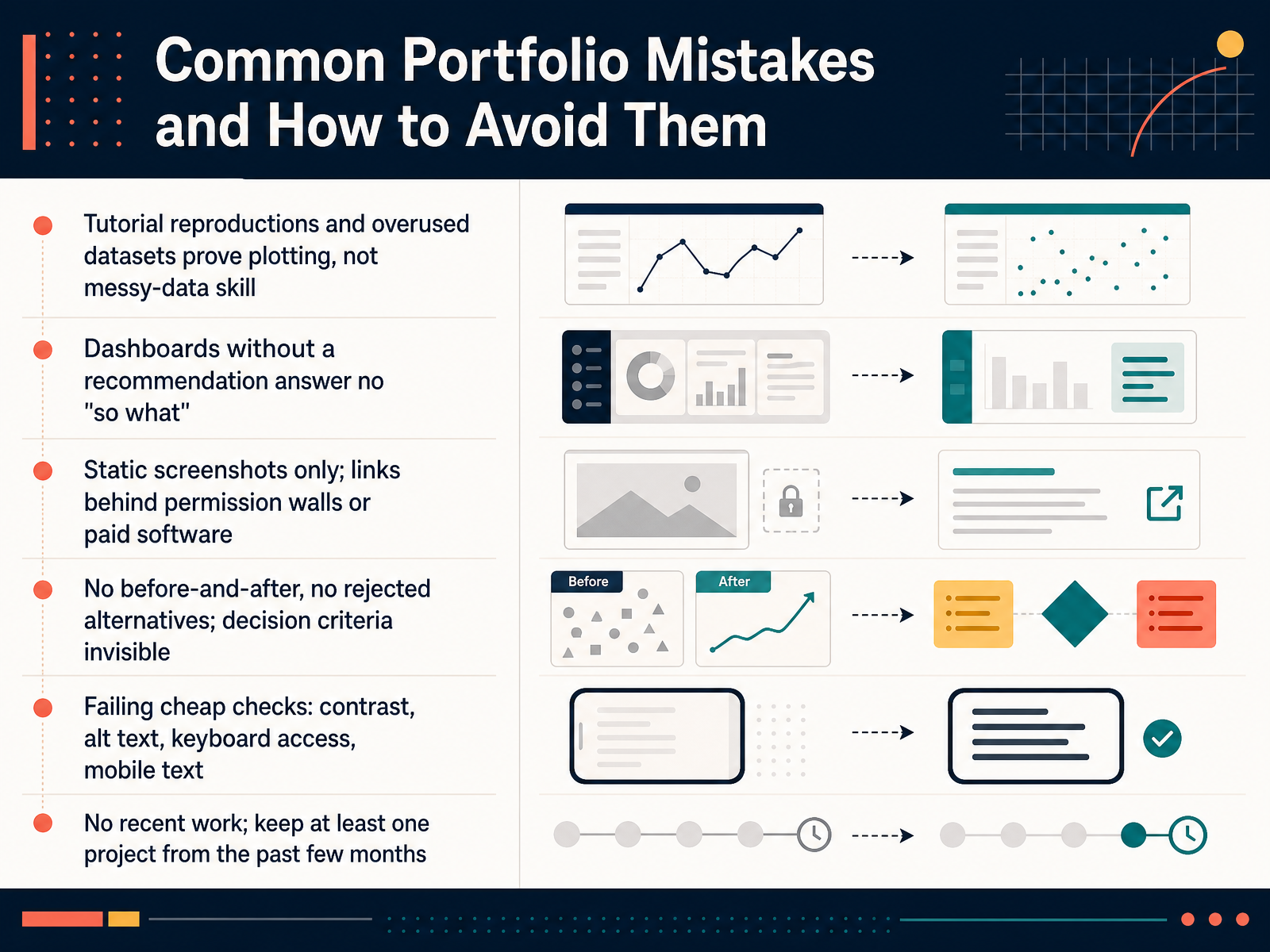 Common Portfolio Mistakes and How to Avoid Them