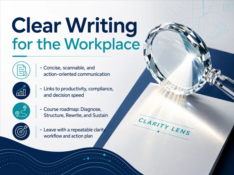 Clear Writing for the Workplace — digital-human course