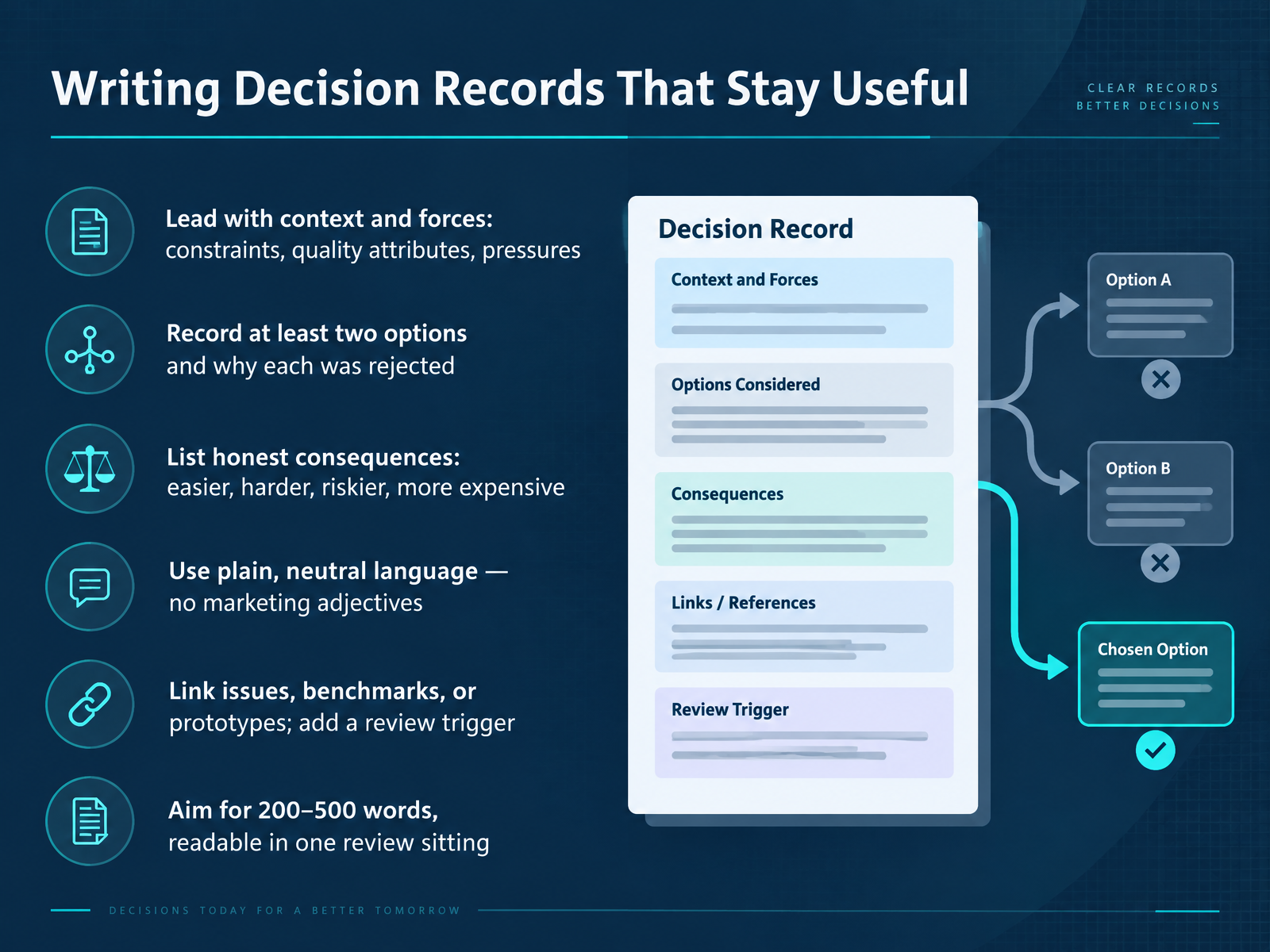 Writing Decision Records That Stay Useful