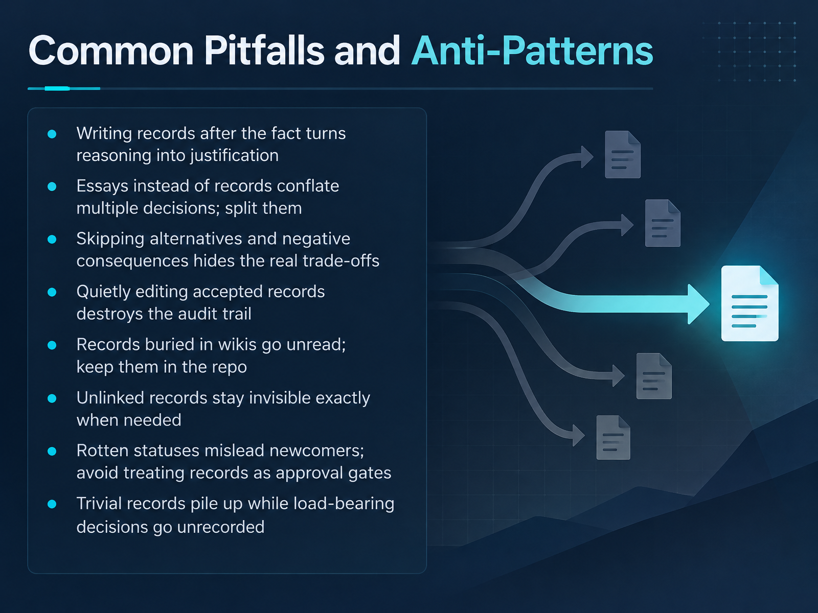 Common Pitfalls and Anti-Patterns