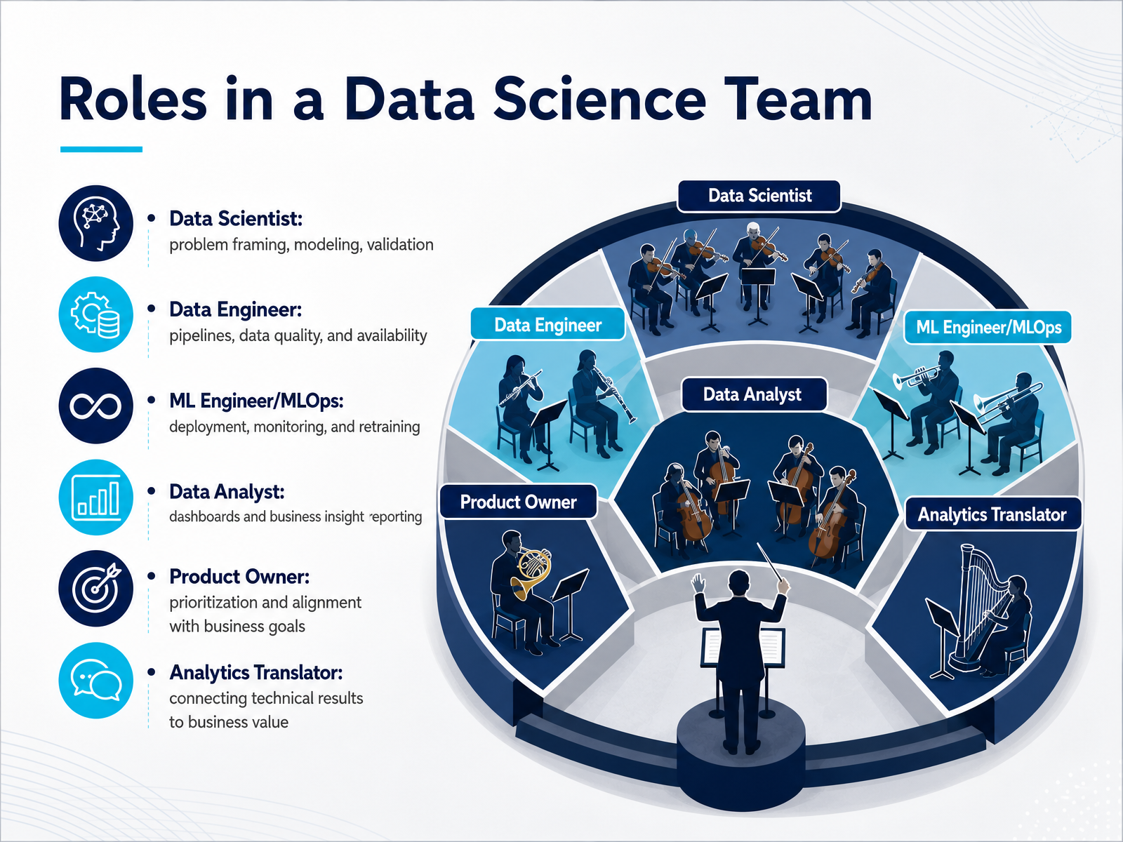 Roles in a Data Science Team