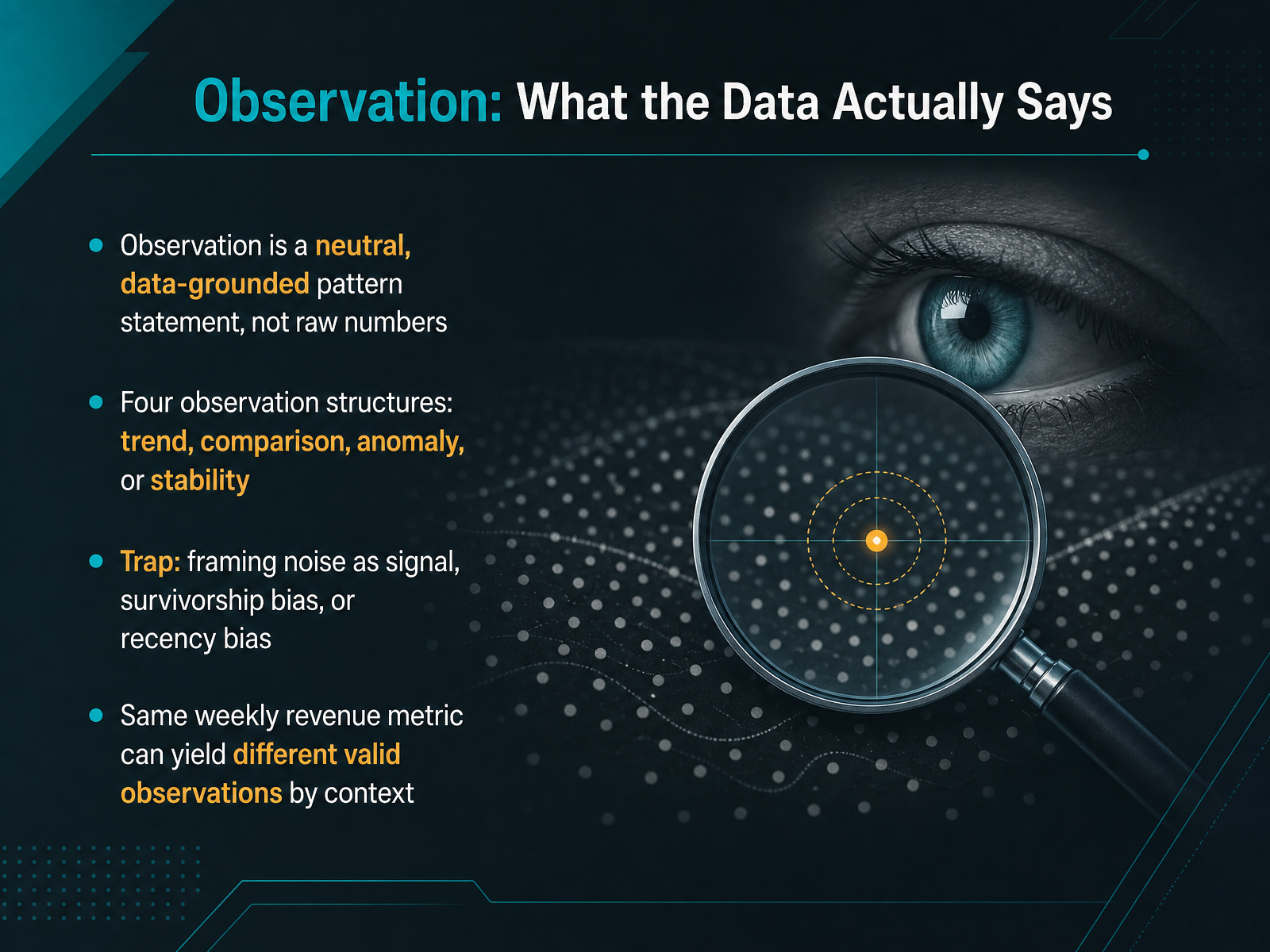 Observation: What the Data Actually Says