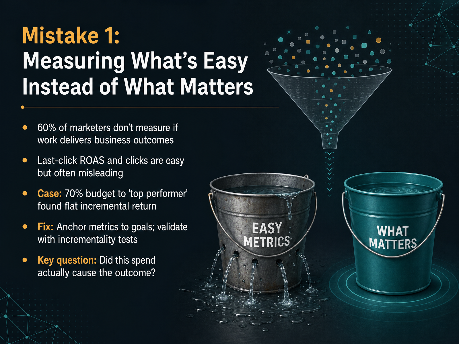 Mistake 1: Measuring What's Easy Instead of What Matters